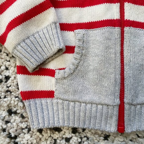 Unisex Baby Hooded Cardigan 9-12M - Picture 3 of 5